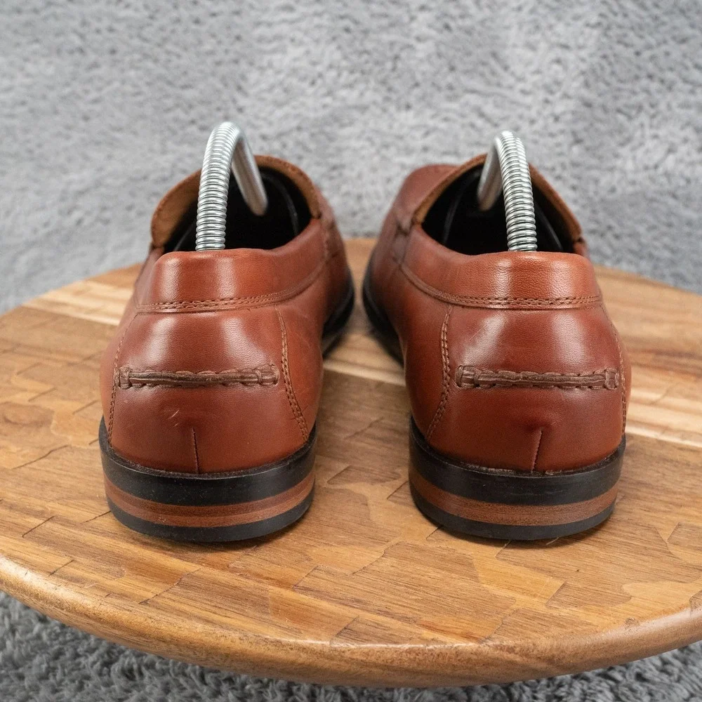 Cole Haan Penny Loafers Mens 10.5 Brown Pinch Friday Grand Leather C23845 Shoes
